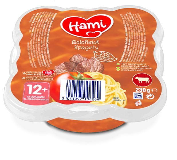 Levně Hami Boloňské špagety - 3x230g