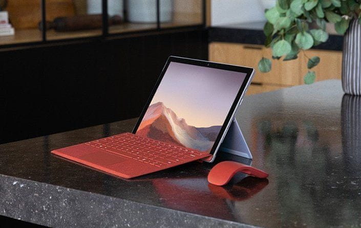 Tablet PC Microsoft Surface Pro 7 (VDV-00018) 12,3 palce Intel 10. generace 4 PixelSense fotografie grafika surface pen