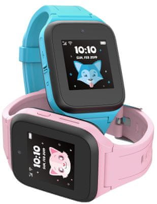 Dětské chytré hodinky TCL Movetime Family Watch 40 SOS tlačítko GPS AGPS Glonass Beidou SMS videohovory
