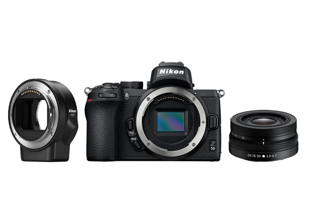 Levně Nikon Z50 + 16-50 mm + FTZ (VOA050K004)