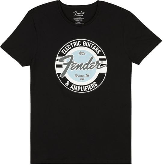 Fender G&A Logo T-Shirt Black/Daphne XL Tričko