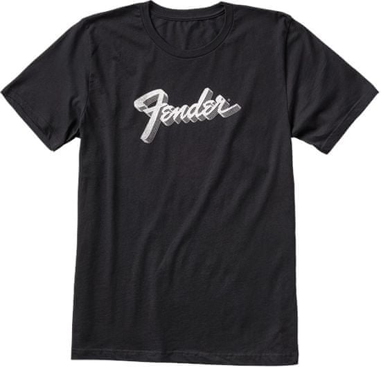 Fender 3D Logo T-Shirt M Tričko