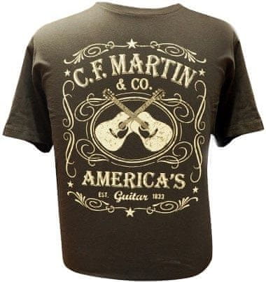 Martin T-Shirt Dual Guitar M Tričko