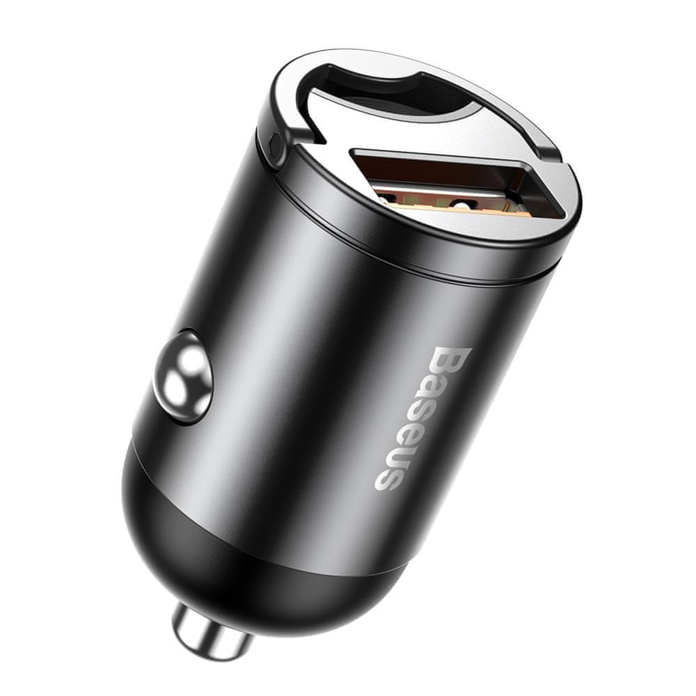 BASEUS Tiny Star Mini nabíečka do automobilu USB (30W) (šedá), VCHX-A0G - rozbaleno