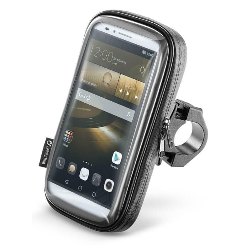 Interphone Voděodolné pouzdro SMART pro telefony do velikosti 6,5", úchyt na řídítka, černé (SMSMART65)