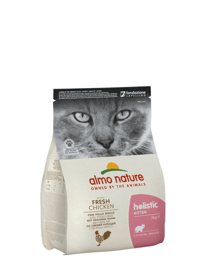 Almo Nature Holistic DRY CAT Kitten - Kuře s rýží 2 kg