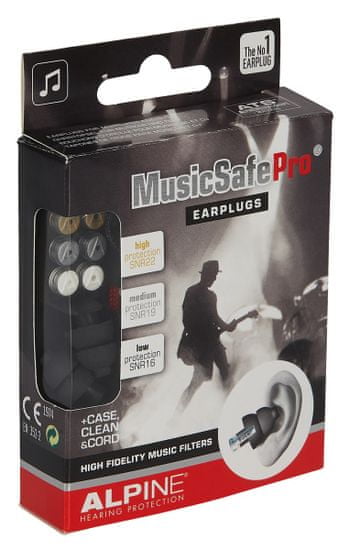Alpine MusicSafe Pro Black Špunty do uší