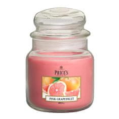 Price's Candles Svíčka ve skleněné dóze Price´s Candles, Růžový grapefruit, 411 g
