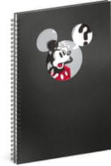 Grooters Mickey Mouse Spirálový blok Mickey – Question, linkovaný, A4