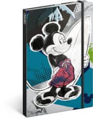 Grooters Mickey Mouse Notes Mickey, linkovaný, 13 × 21 cm
