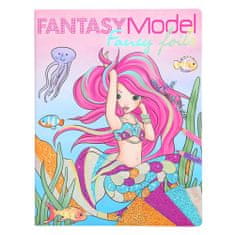 Fantasy Model Omalovánky, kreativní sada , Mořská panna, třpytivé fólie