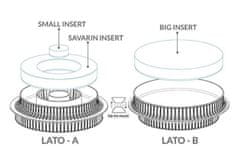 Silikomart Silikonová forma na pečení vnitřních korpusů 3D multi inserto round 