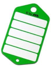 AHProfi Zelené Plastik visačky na klíče, velké 100 ks - 434040140