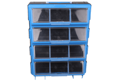 AHProfi Plastový organizér / box na šroubky, 12 rozdělovníků - MW1504