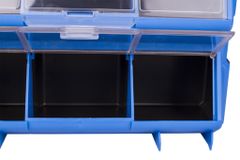 AHProfi Plastový organizér / box na šroubky, 12 rozdělovníků - MW1504