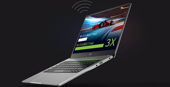 Acer Swift 3 notebook Wi-Fi bezdrôtové pripojenie