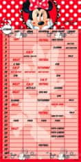 Grooters Plánovací kalendář Minnie, nedatovaný, 30 x 30 cm