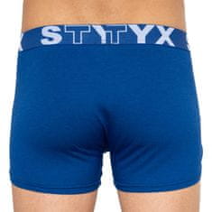 Styx Pánské boxerky sportovní guma nadrozměr tmavě modré (R968) - velikost 5XL