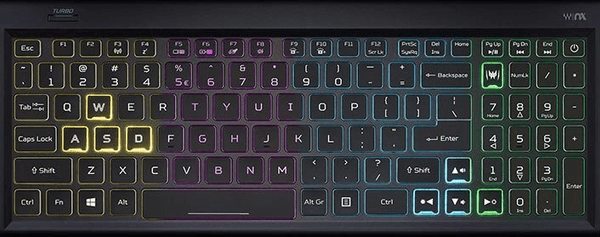 Herný notebook Acer Predator Helios 300 farebne podsvietená klávesnica