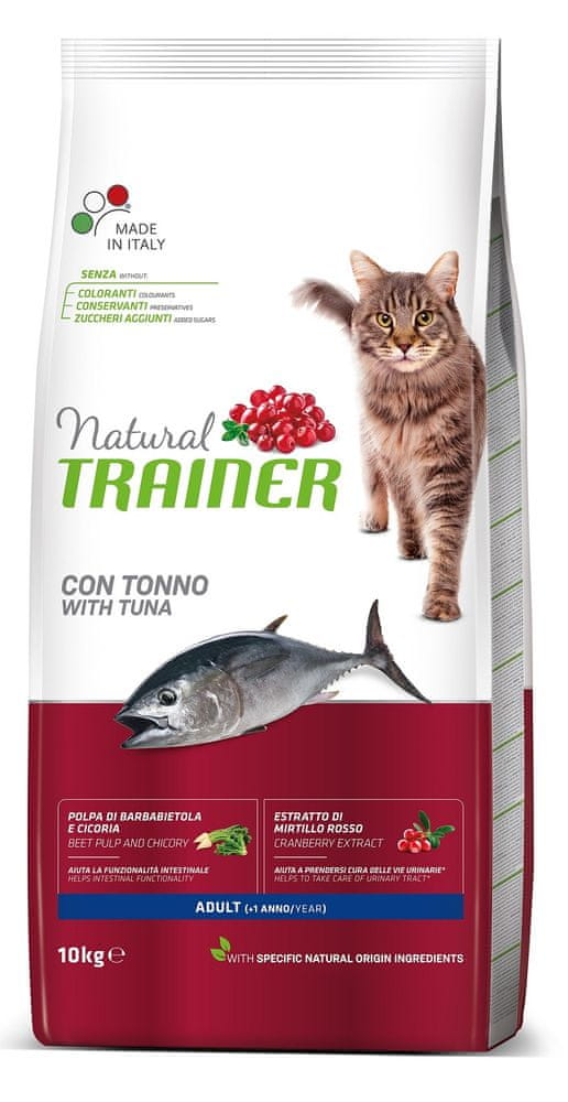 TRAINER Natural Cat Adult tuňák 10 kg