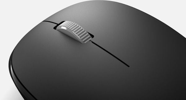 Microsoft Bluetooth Mouse, fekete (RJN-00006) irodai egér vezeték nélküli 1 800 DPI kényelem pontos érzékelő