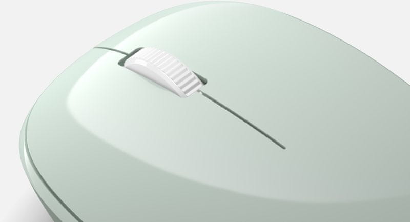 Kancelářská myš Microsoft Bluetooth Mouse, mátová (RJN-00030) bezdrátová 1 800 DPI komfort precizní senzor