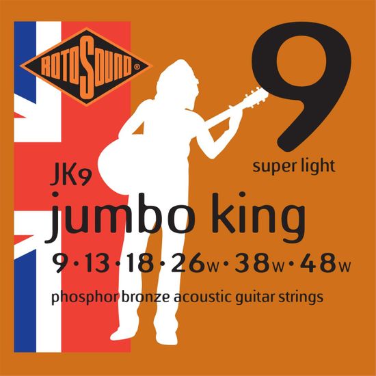 Rotosound JK9 Jumbo King Kovové struny pro akustickou kytaru
