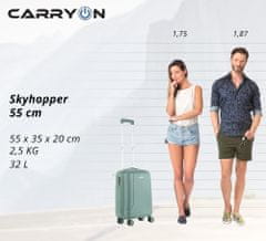 CARRY ON Příruční kufr Skyhopper Olive