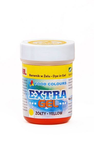 Food Colours Gelová barva extra žlutá 35g