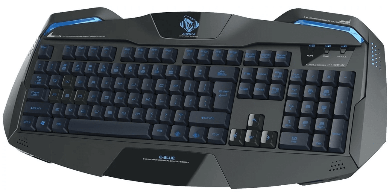 Herní klávesnice E-Blue Auroza, černá, US + CZ/SK EKM701BKUS-I