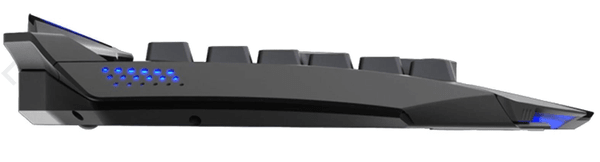 E-Blue Auroza, černá, US + CZ/SK EKM701BKUS-IU mechanická herní klávesnice podsvícení drátová nízký profil usb