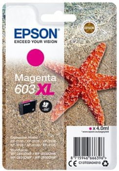 Levně Epson 603XL, purpurová (C13T03A34010)