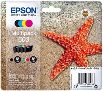 Levně Epson 603 Multipack, 4 barvy (C13T03U64010)