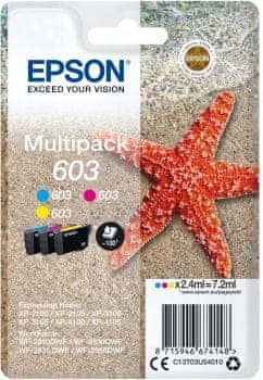 Levně Epson 603 Multipack, 3 barvy (C13T03U54010)
