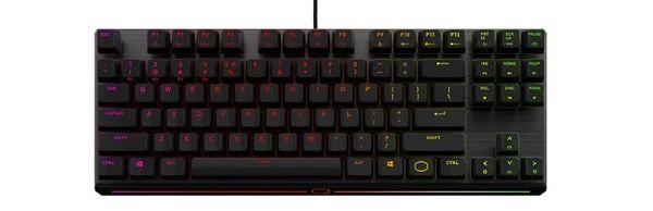 Cooler Master MK730, Cherry MX Red, US MK-730-GKCR1-US mechanická herní klávesnice RGB podsvícení drátová usb
