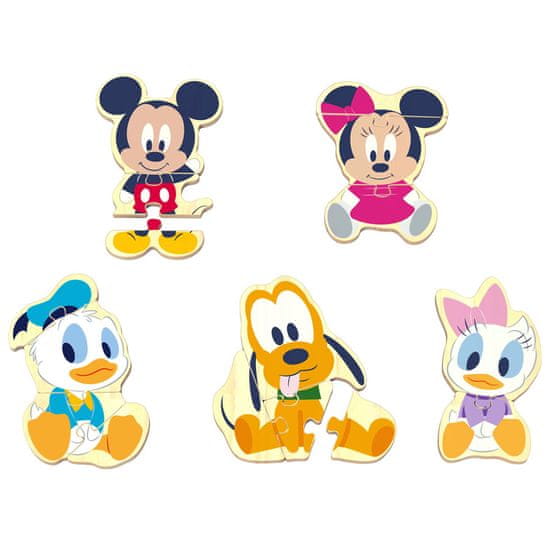 Derrson Disney Dřevěné puzzle Mickey a přátelé