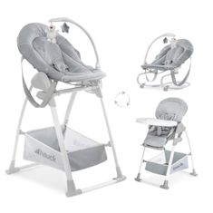Hauck Sit´n Relax 3v1 2020 jídelní židlička stretch grey
