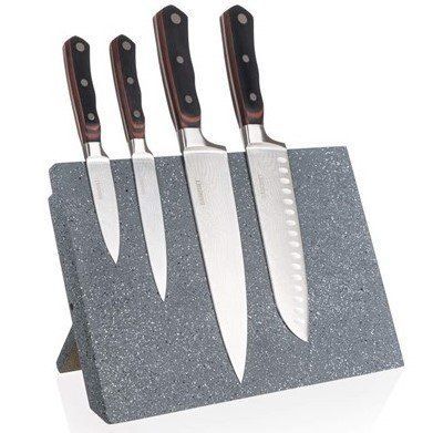 Levně Banquet Deska magnetická na nože GRANITE Grey 30 x 21,5 cm, MDF