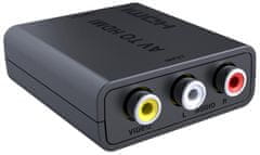 PremiumCord Převodník AV kompozitního signálu a stereo zvuku na HDMI 1080p (KHCON-47)