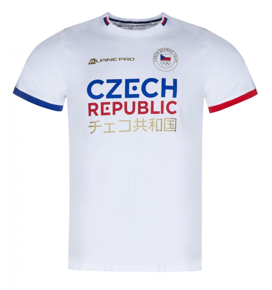 ALPINE PRO dětské tričko Chiyo 92 - 98 bílá - zánovní