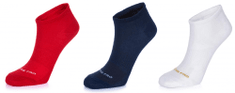 ALPINE PRO trojité balení unisex ponožek Naoko 35 - 38 vícebarevná