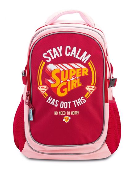Grooters Školní batoh Supergirl – STAY CALM