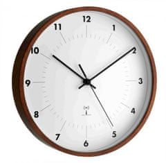 TFA 98.1097 Rádiem řízené analogové nástěnné hodiny s dřevěným rámem