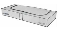 Compactor My Friends nízký textilní úložný box 108 x 45 x15 cm, šedo-bílý