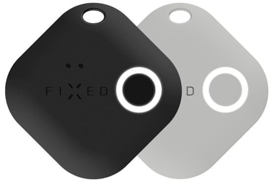 FIXED Smart tracker Smile s motion senzorem, Duo pack - černý + šedý