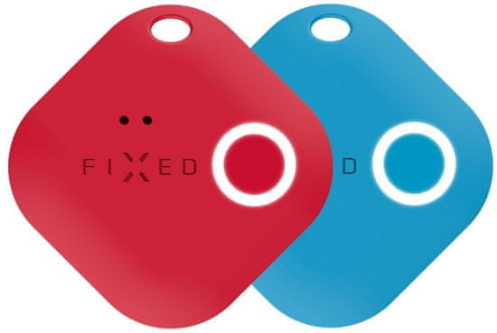 FIXED Smart tracker Smile s motion senzorem, Duo pack - červený + modrý