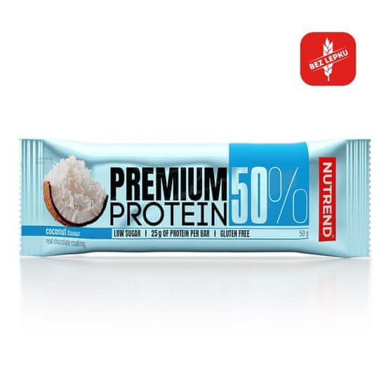 Nutrend Premium 50% Protein bar 16x50 g