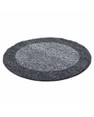 Ayyildiz Kusový koberec Life Shaggy 1503 grey kruh 120x120 (průměr) kruh