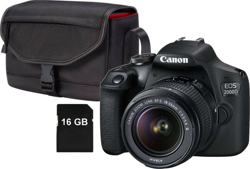 Levně Canon EOS 2000D + 18-55 DC Value Up Kit (2728C054)