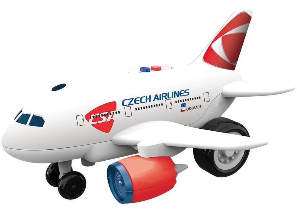 MaDe Letadlo ČSA s českým hlasem 30 cm - použité